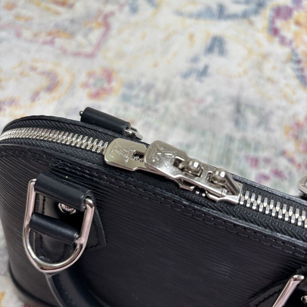 Louis Vuitton LV Alma BB Black Epi Handbag - Picture 7 of 13